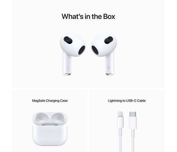 APPLE BT TWS AirPods 3 MME73ZM/A - 690349 - zdjęcie 8